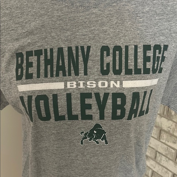 Gray Bethany College Volleyball T-Shirt - Picture 2 of 4